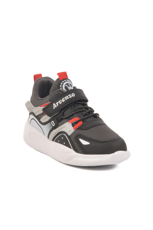 Siyah Füme Cırtlı Erkek Çocuk Spor Ayakkabı 330 F