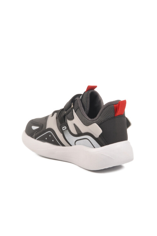 Siyah Füme Cırtlı Erkek Çocuk Spor Ayakkabı 330 F