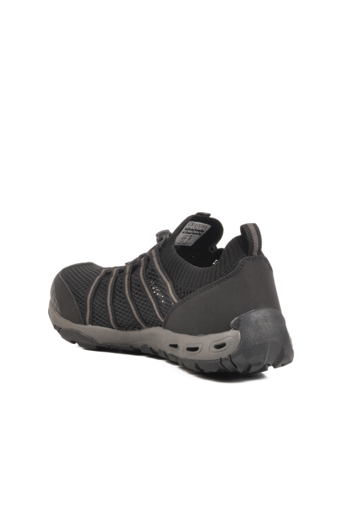 Black Lightweight Flexible Breathable Mens Sports Shoes Logo Okavando M