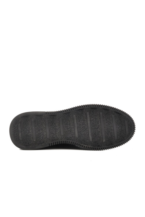 Black Khaki Genuine Leather Mens Casual Shoes 4K9824 M