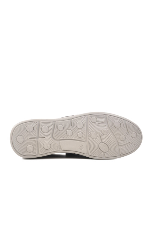 Black Genuine Leather Orthopedic Mens Casual Shoes 2Y1037 M