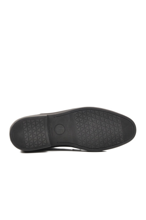 Black Gel Sole Orthopedic Genuine Leather Mens Casual Shoes 3K6293 M