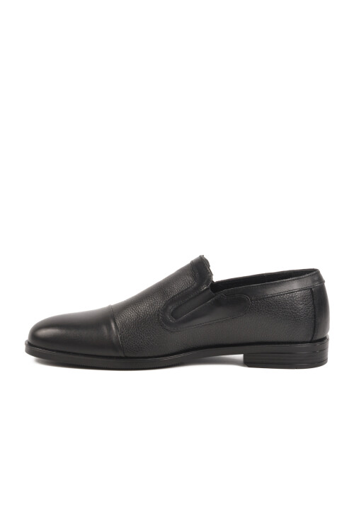 Black Genuine Leather Mens Classic Shoes 36320 M