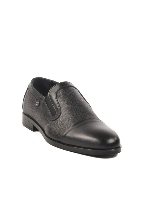 Black Genuine Leather Mens Classic Shoes 36320 M