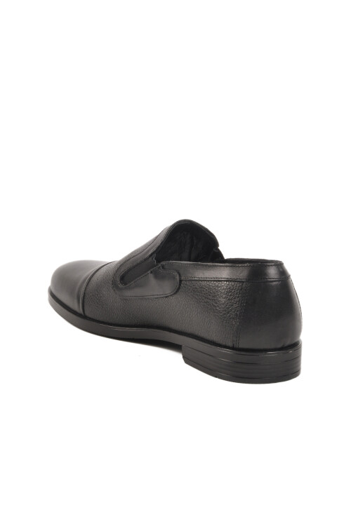 Black Genuine Leather Mens Classic Shoes 36320 M