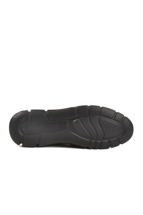 Siyah Hakiki Deri Erkek Casual Ayakkabı 667 M