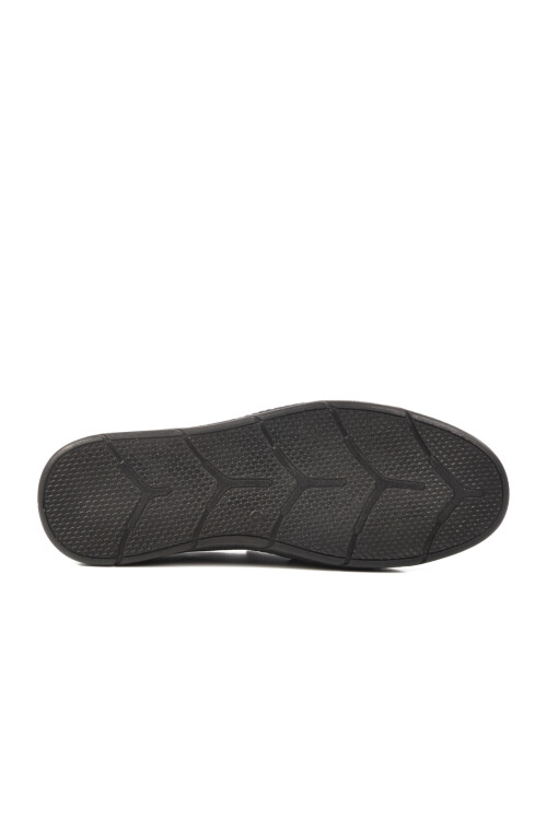 Black Genuine Leather Mens Casual Shoes 3Y1671-172 M