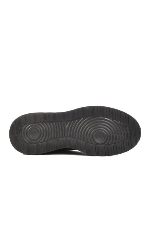 Siyah Hakiki Deri Erkek Casual Ayakkabı XS1914-0337 M