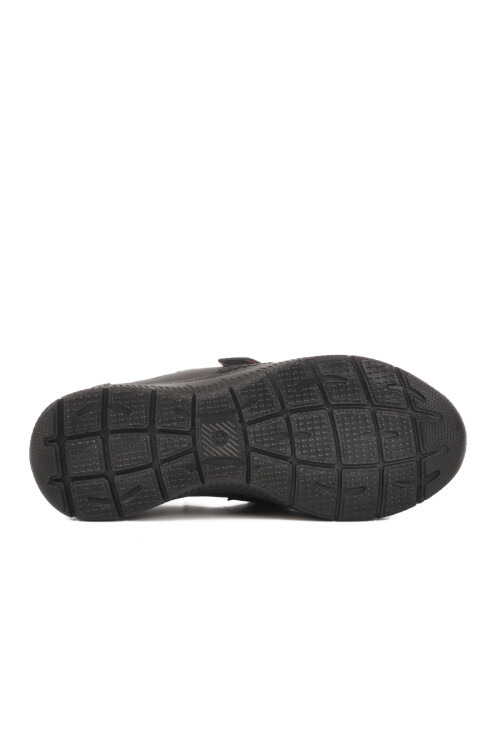 Siyah Hakiki Deri Cırtlı Anatomik Kadın Casual Ayakkabı 2504 Z