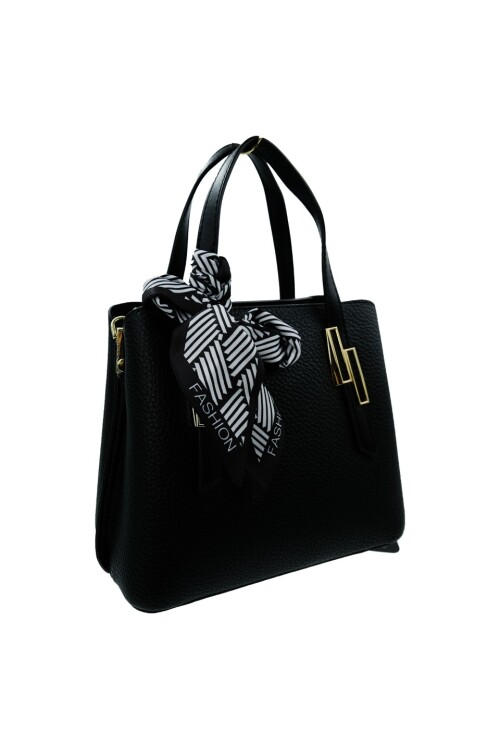 Black Womens Handbag and Shoulder Bag 25YG321