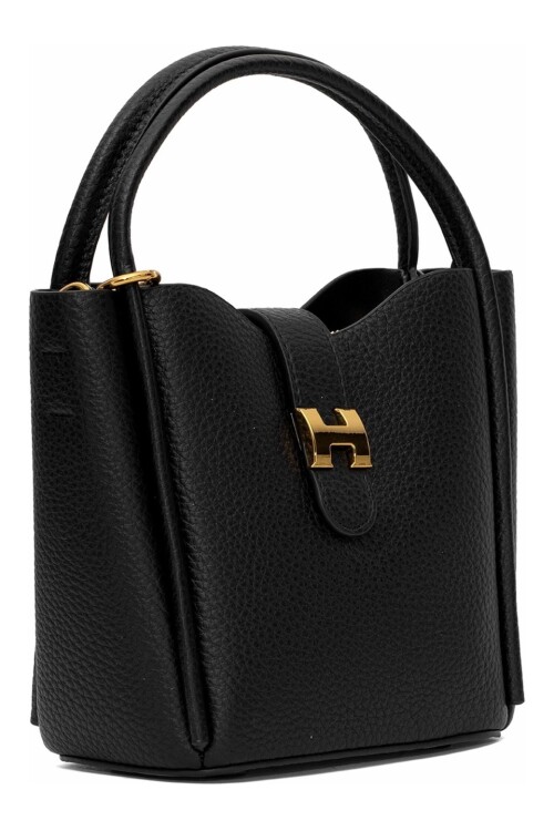 Black Womens Handbag and Shoulder Bag 25YG327