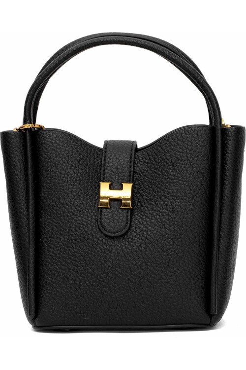 Black Womens Handbag and Shoulder Bag 25YG327