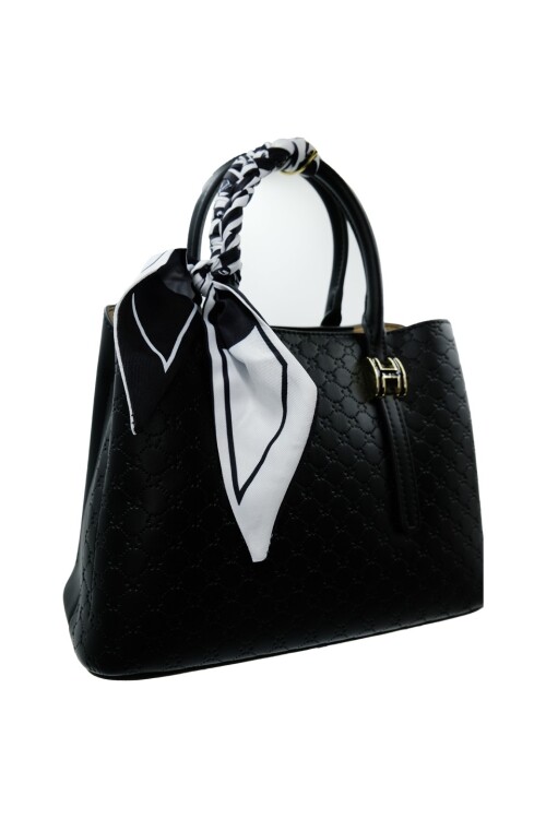 Black Womens Handbag and Shoulder Bag 25YG328