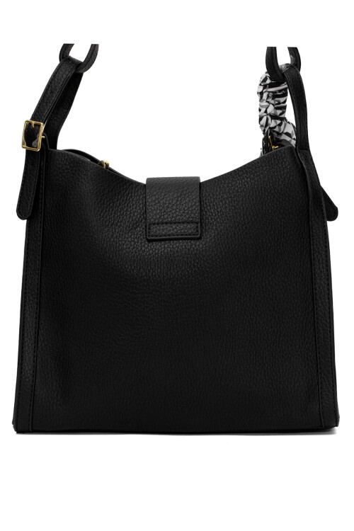 Black Womens Handbag and Shoulder Bag 25YG333