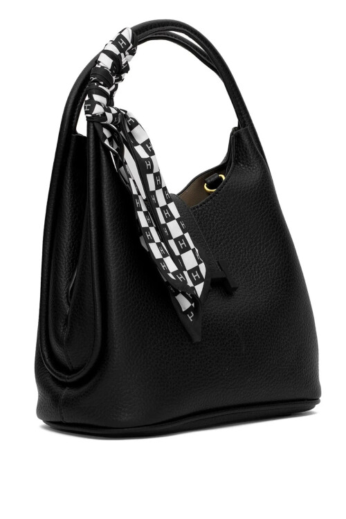 Black Womens Handbag and Shoulder Bag 25YG334