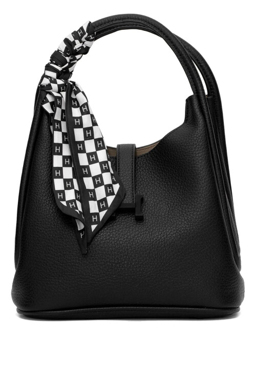 Black Womens Handbag and Shoulder Bag 25YG334