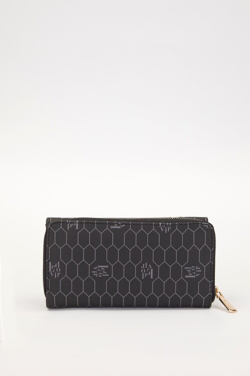 Black Womens Wallet 910038
