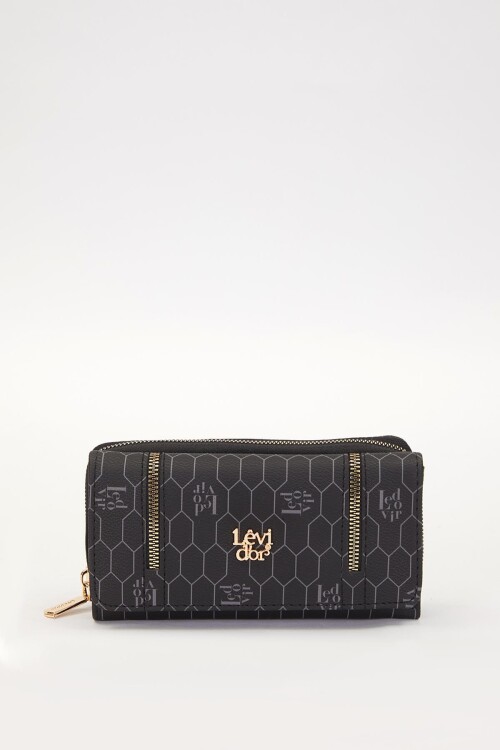 Black Womens Wallet 910038