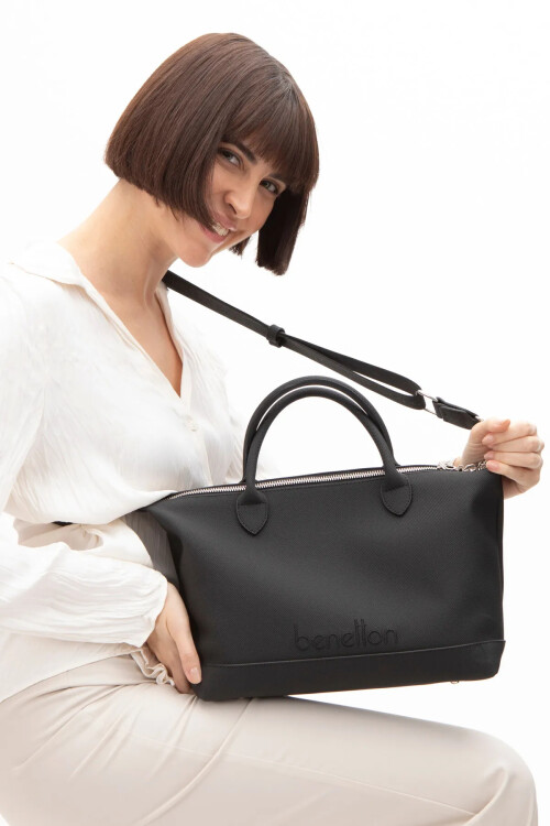 United Colors Of BenettonBlack Women's Shoulder Bag BNT-1612