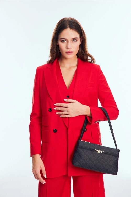 Black Womens Shoulder Bag US25101