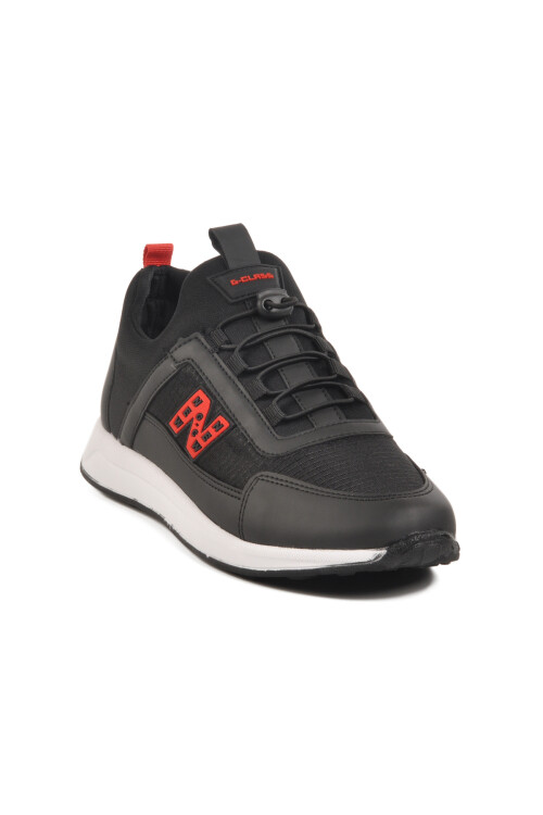 AyakmodBlack Red Textile Lightweight Flexible Men's Sports Shoes 166 M