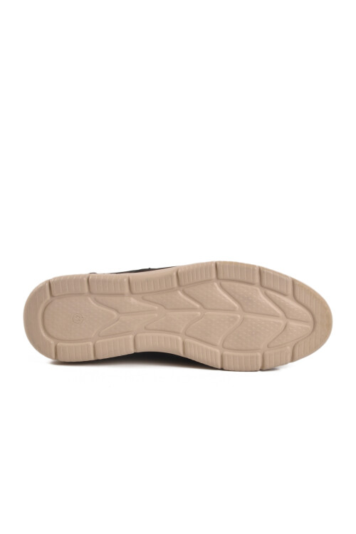 Black Nubuck Genuine Leather Mens Casual Shoes D2302 M