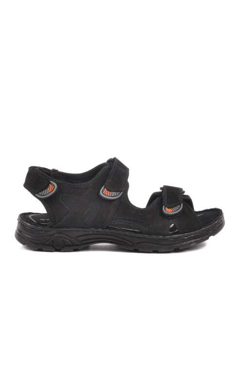 Black Boys Velcro Sports Sandals 1305 G