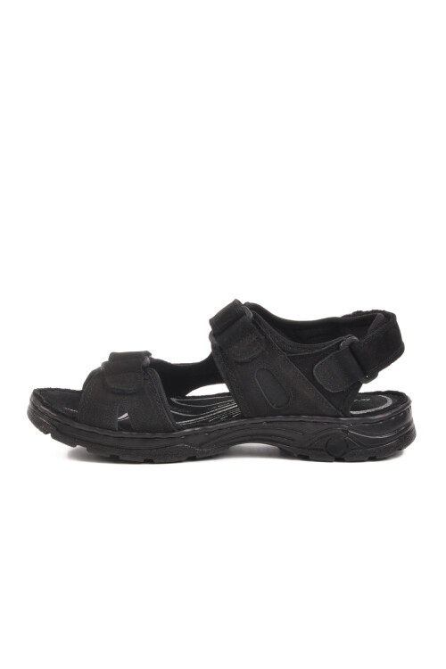 Black Boys Velcro Sports Sandals 1305 G