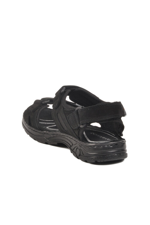 Black Boys Velcro Sports Sandals 1305 G