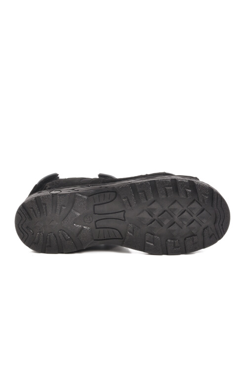 Black Boys Velcro Sports Sandals 1305 G