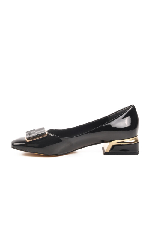 Siyah Rugan Kadın Abiye Ayakkabı 88924550 Z