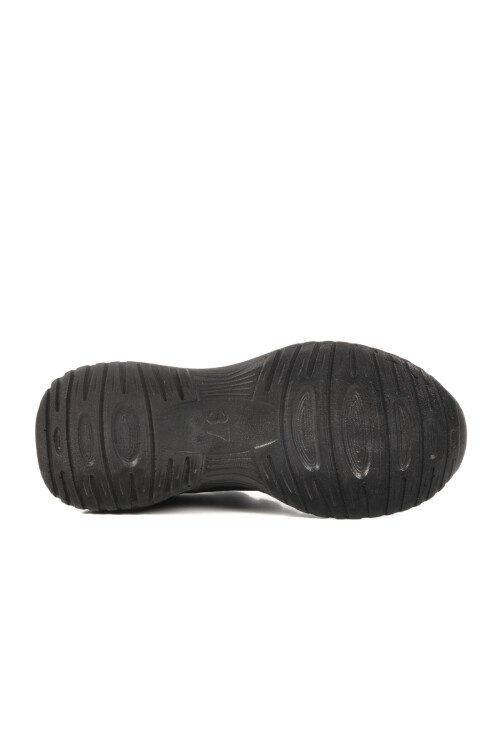 Black Glitter Mesh Lightweight Womens Sneakers 2410 G