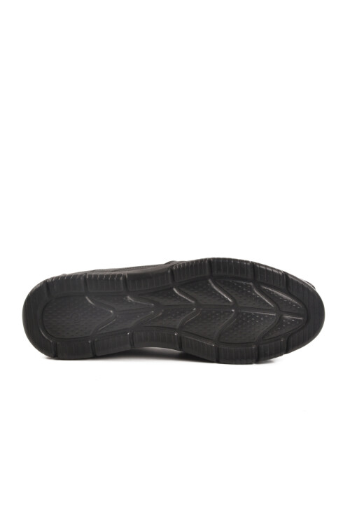 Siyah Hakiki Deri Erkek Casual Ayakkabı 232060 M