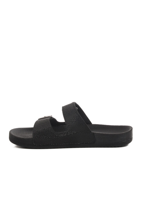 Siyah Çift Bantlı Kadın Terlik 43.001 Z