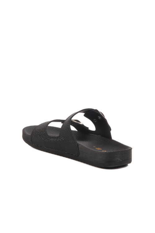 Siyah Çift Bantlı Kadın Terlik 43.001 Z