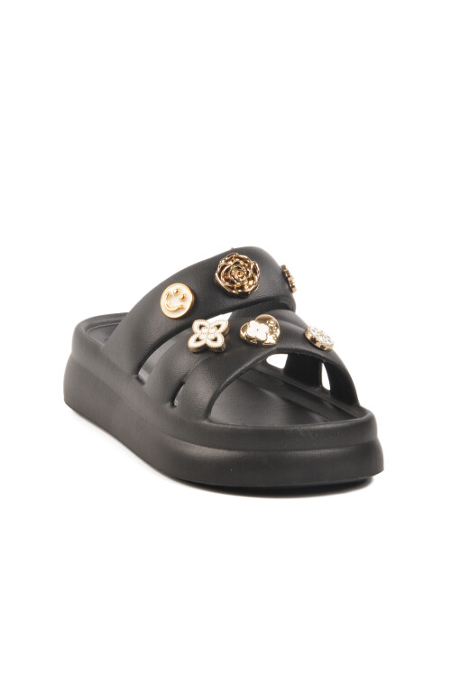 Black Eva Lightweight Flexible Womens Slippers 510 Z