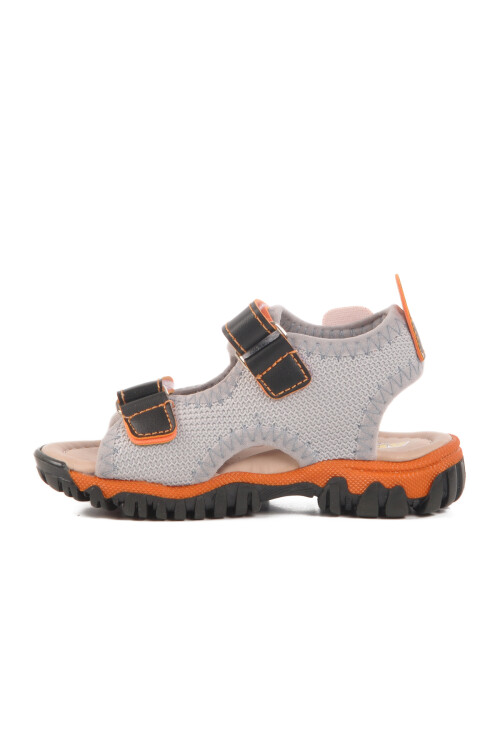 Black Velcro Orthopedic Boys Sports Sandals 25T102 B