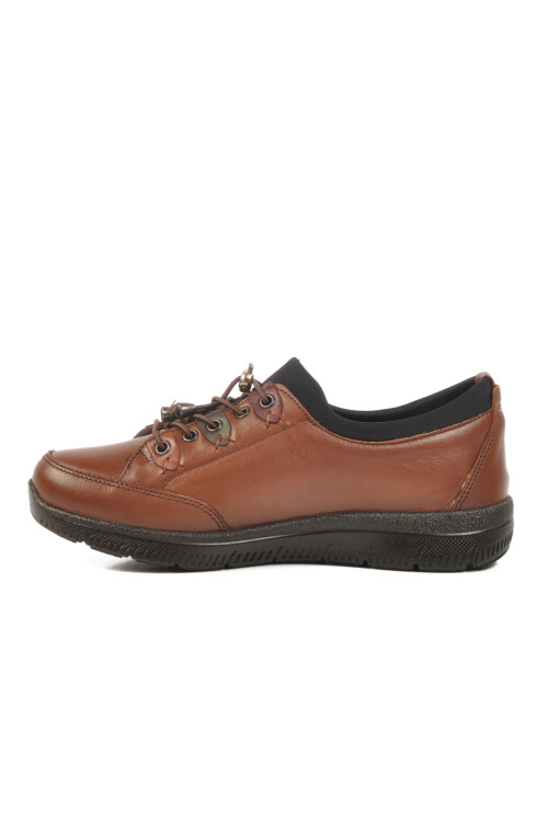 Tan Genuine Leather Anatomic Womens Casual Shoes 42642 Z