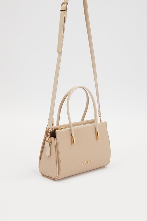 حقيبة يد وكتف نسائية من فرو المنك بتفاصيل جيب مخفي 930257