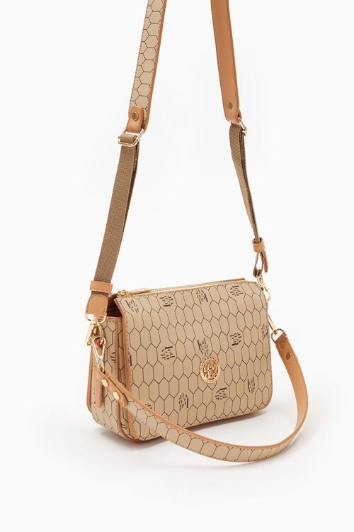 حقيبة كتف نسائية من جلد المنك 930078