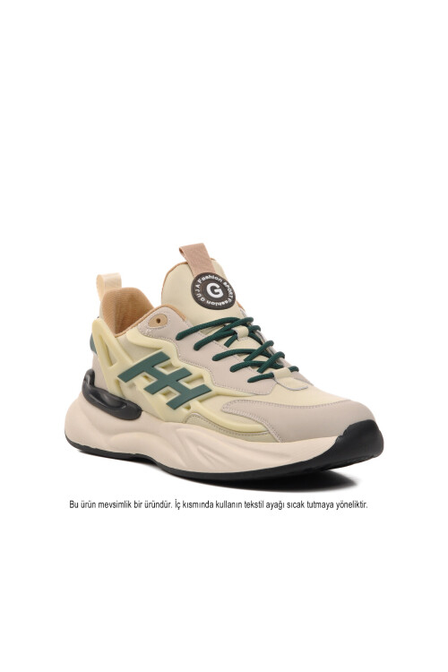 SEASONAL Beige Mens Sneakers 23K550 M