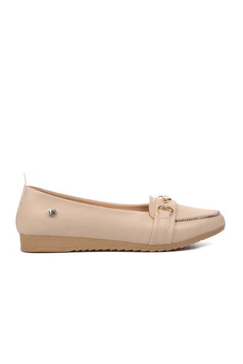 Beige Light Womens Ballerinas PC-53016 Z