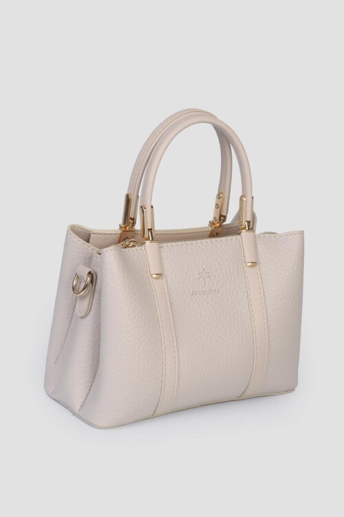 Bej Kadın El ve Omuz Çantası IM614