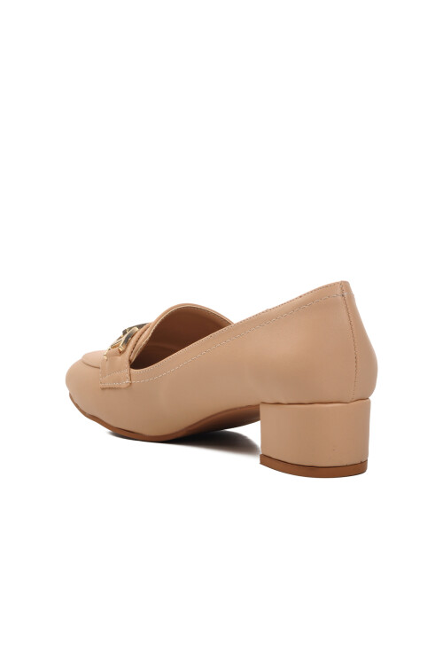 NARROW MOLD Beige Womens High Heel Shoes PC-54167 Z