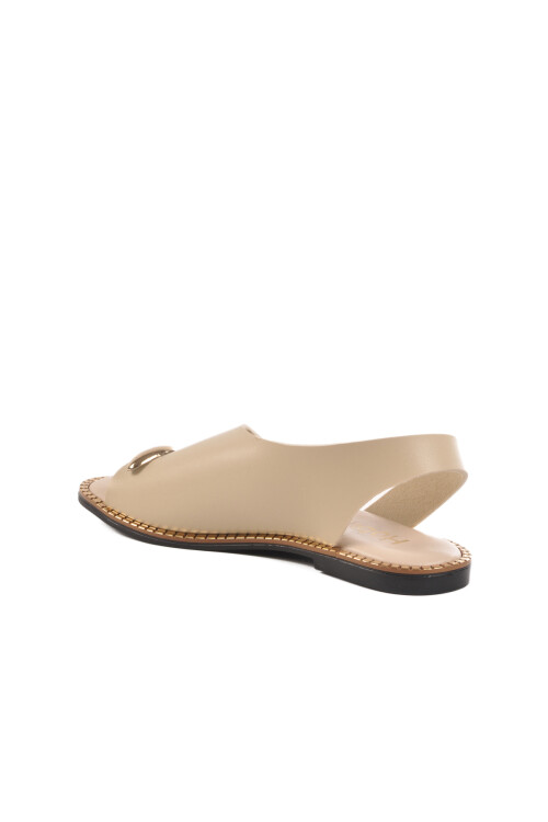 Beige Light Thin Sole Womens Sandals 102 Z