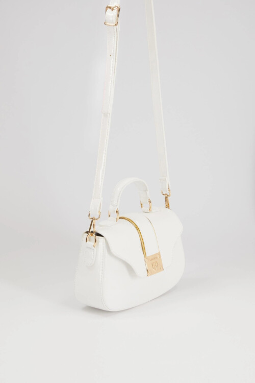 White Womens Shoulder Bag 930214