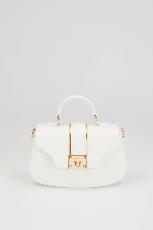 White Womens Shoulder Bag 930214
