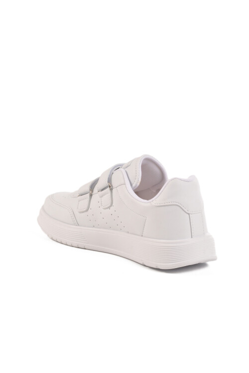 White Velcro Unisex Sneakers DRK158 G