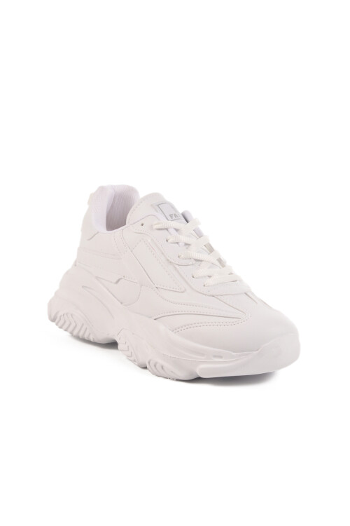 WalkwayBeyaz Bağcıklı Kadın Sneaker DRK171 G