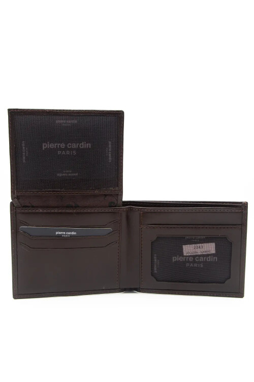 Pierre CardinBrown Genuine Leather Men's Wallet 2243